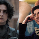 Timothée Chalament (left) as he appears in Dune, and the iconic Gene Wilder as Willy Wonka (right).